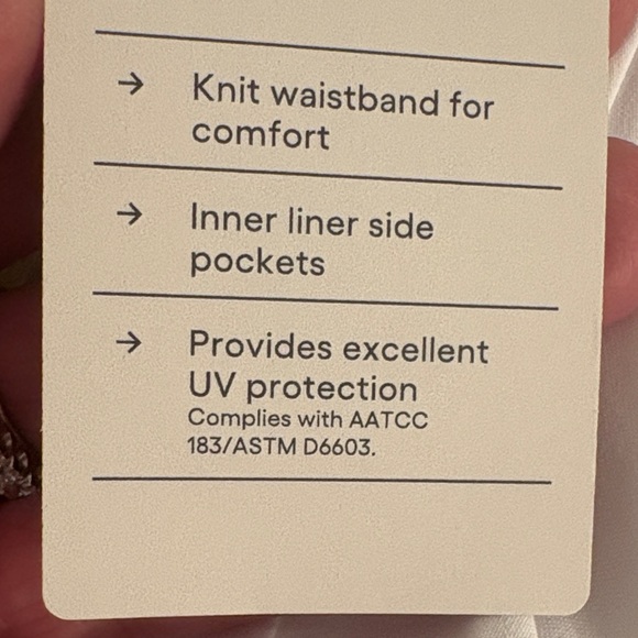 All in Motion White High-rise Pleated Moisture Skirt - Picture 7 of 16